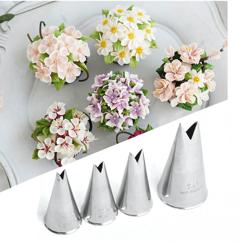 korea Leaves Piping Tips #349 #350 #352 #353 – kowanii