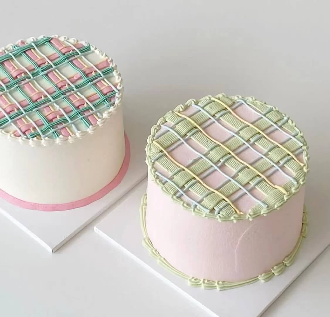 Korea Basketweave Kuchendekorationsspitze, Spritztüllen für Zuckerguss, Nr. 46, Nr. 47, Nr. 48