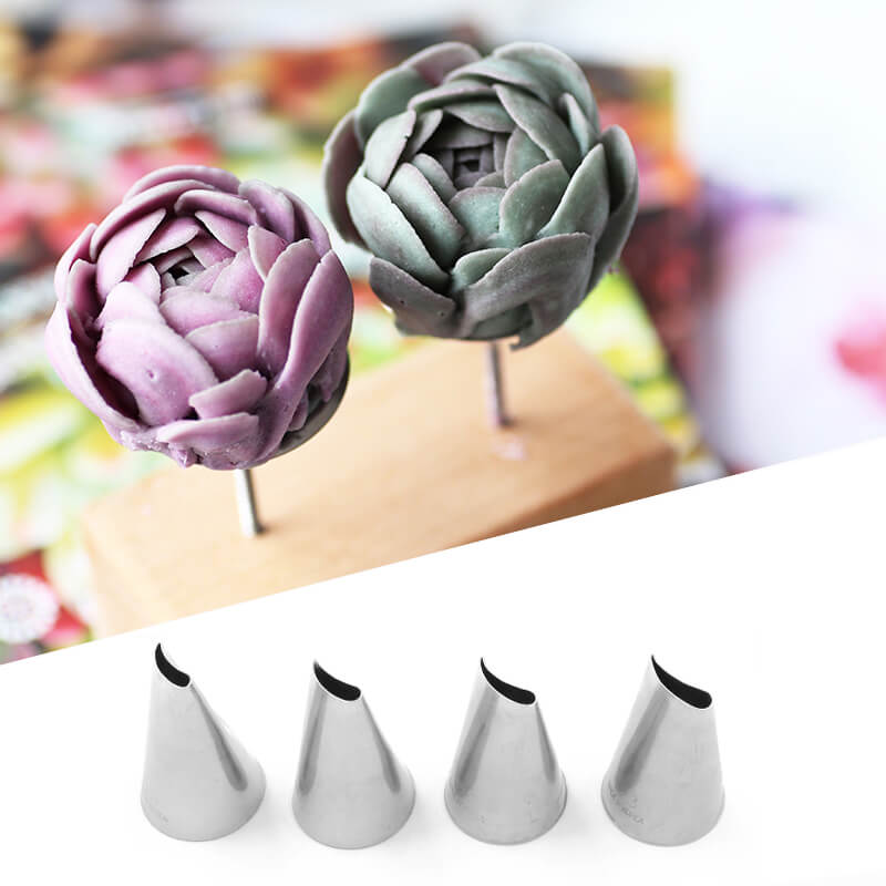Piping Nozzle Curved Petal Tip Sunflower Petal Nozzle Petal