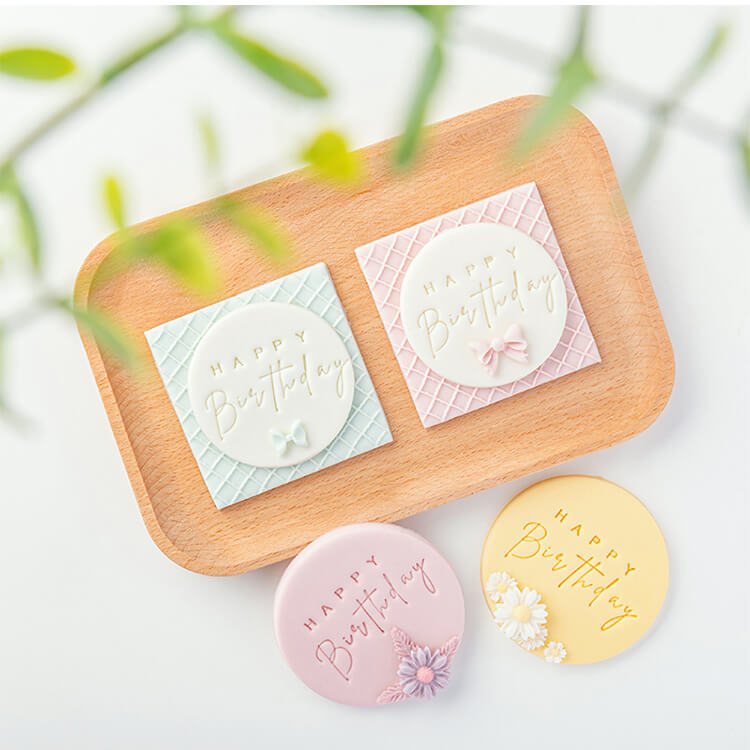 Uppercase Lowercase Font Letter Number Press Set Cookie Stamps