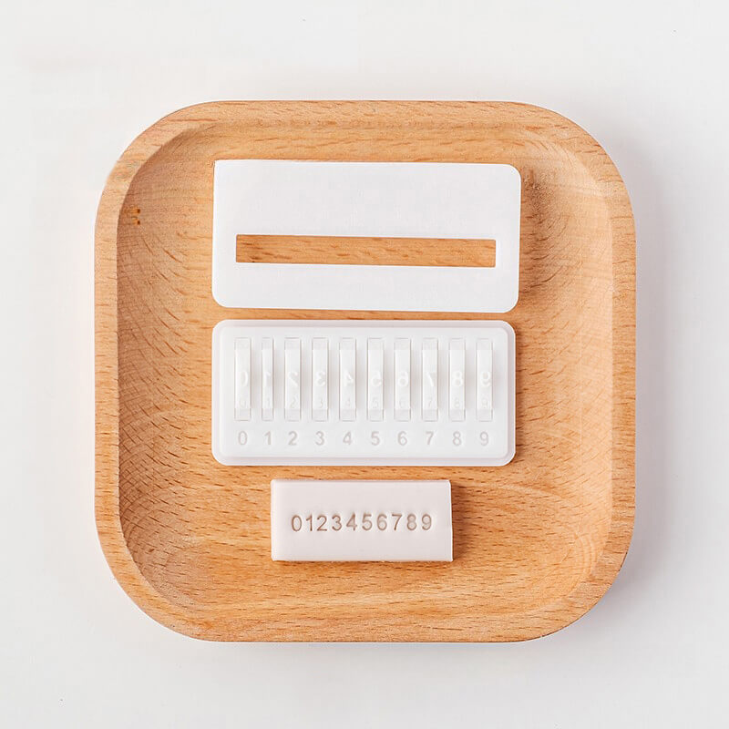 Прописные строчные буквы, цифры, набор штампов для печенья