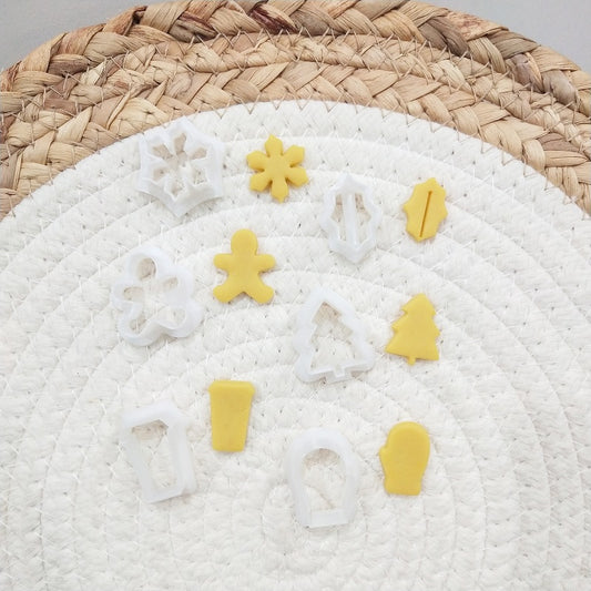 kowanii Christmas Cookie Cutter Fondant Biscuit Mold Mini 10mm 20mm