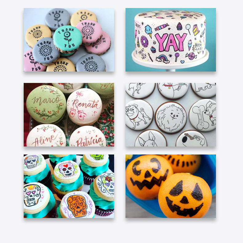 kowanii Edible Food Coloring Pens Markers 10-Pieces