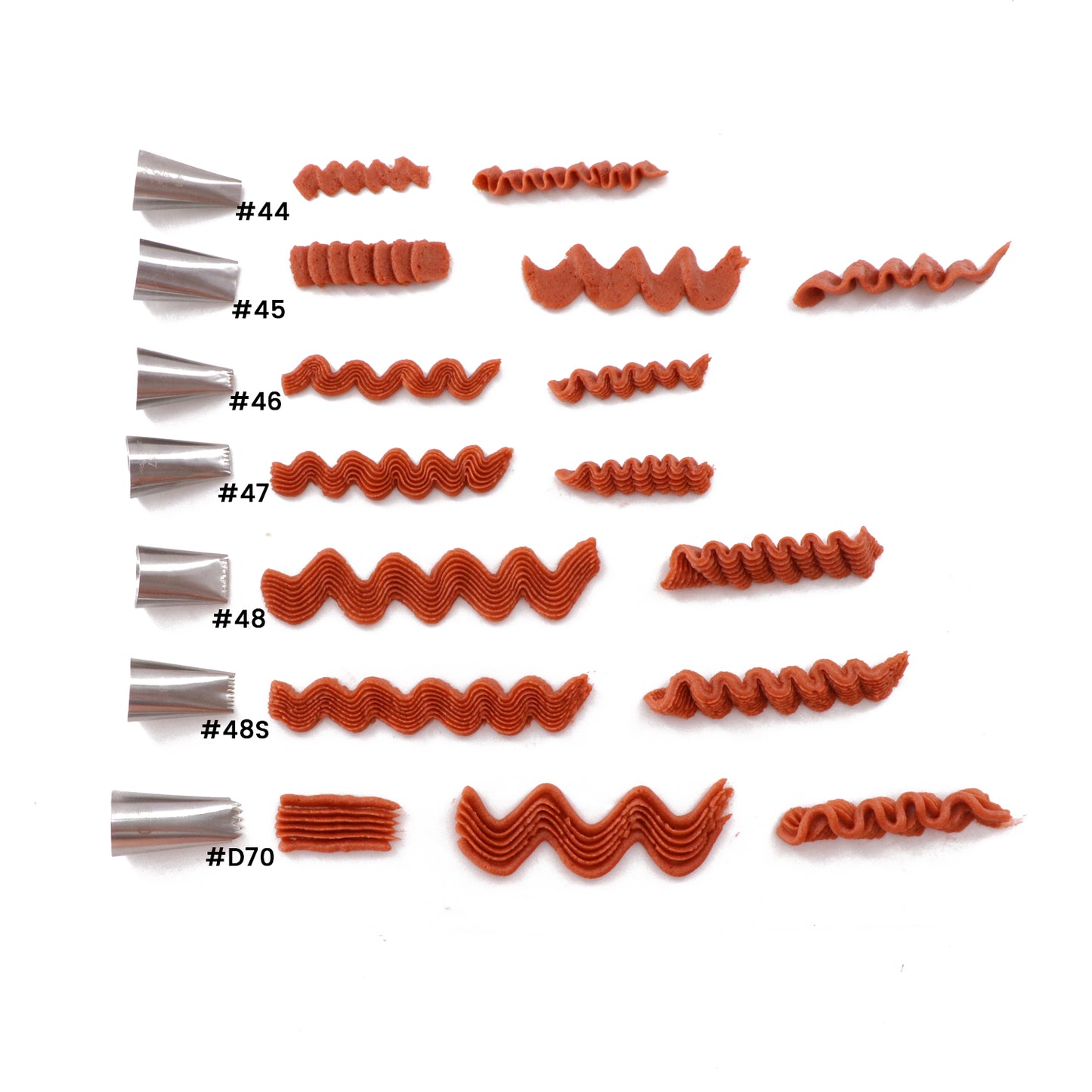 Насадки для украшения торта kowanii Basketweave #44 #45 #46 #47 #48