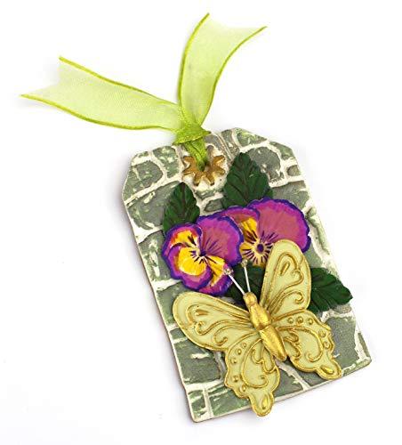 kowanii Pansies Silicone Cake Mold for Cake Decorating, Cupcakes, Sugarcraft, Candies and Clay, Food Safe SIlicone Fondant Molds