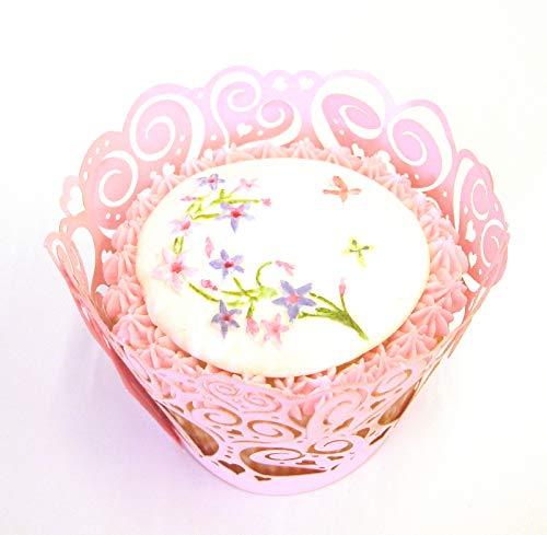 kowanii Blumenwiese Silikonform zum Dekorieren von Kuchen, Cupcakes, Sugarcraft und Süßigkeiten, lebensmittelechte Silikonformen für Fondant