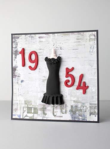 kowanii Large Numbers Silicone Mold for Clay, Ceramics, Cake Decorating, Cupcakes, Crafts, Cards and Candies, Food Safe Silicone Fondant Molds