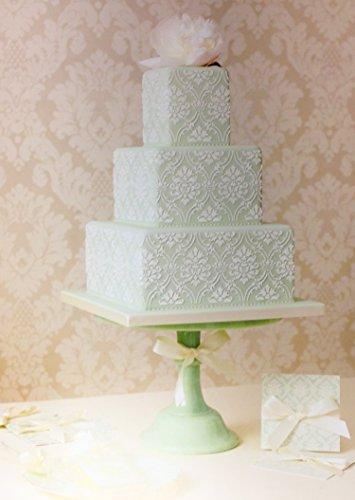 kowanii Royal Damask Cake Stencil Set Cookie Stencils, 4 Pack