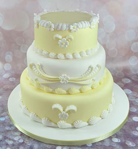 kowanii Shell Border Selection Силиконовая королевская форма для глазури, Ceri Griffiths Creative Cake System для украшения, сахарной пасты, помадки и конфет, безопасные для пищевых продуктов силиконовые формы для помадки