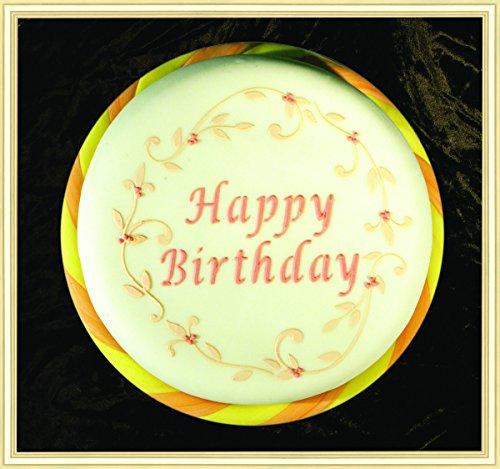kowanii Happy Birthday Cake Stencil