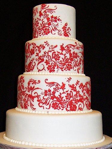 kowanii Nature's Vignette Cake Stencil Cookie Stencil