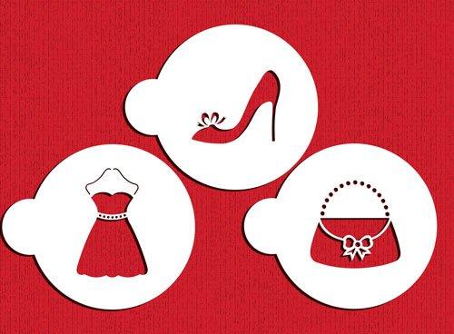 Набор трафаретов для печенья kowanii Fashionista