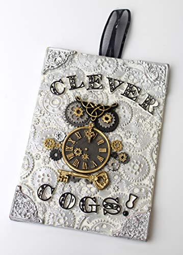 Силиконовая форма для украшения тортов, кексов, сахарных изделий, конфет и глины, безопасных для пищевых продуктов силиконовых форм для помадки kowanii Cogs and Wheels