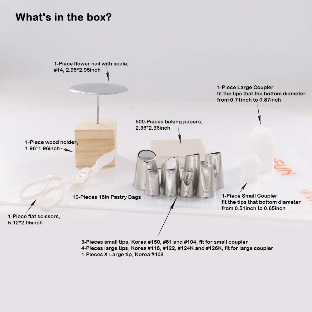 kowanii Насадки для обледенения Насадки для украшения торта Набор насадок