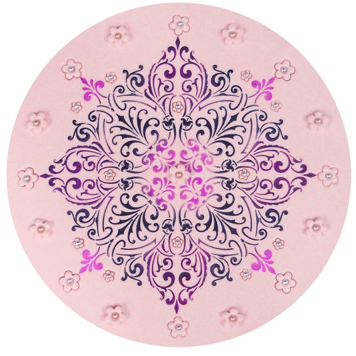 kowanii Fleur de Lis Kuchenschablone Kreis