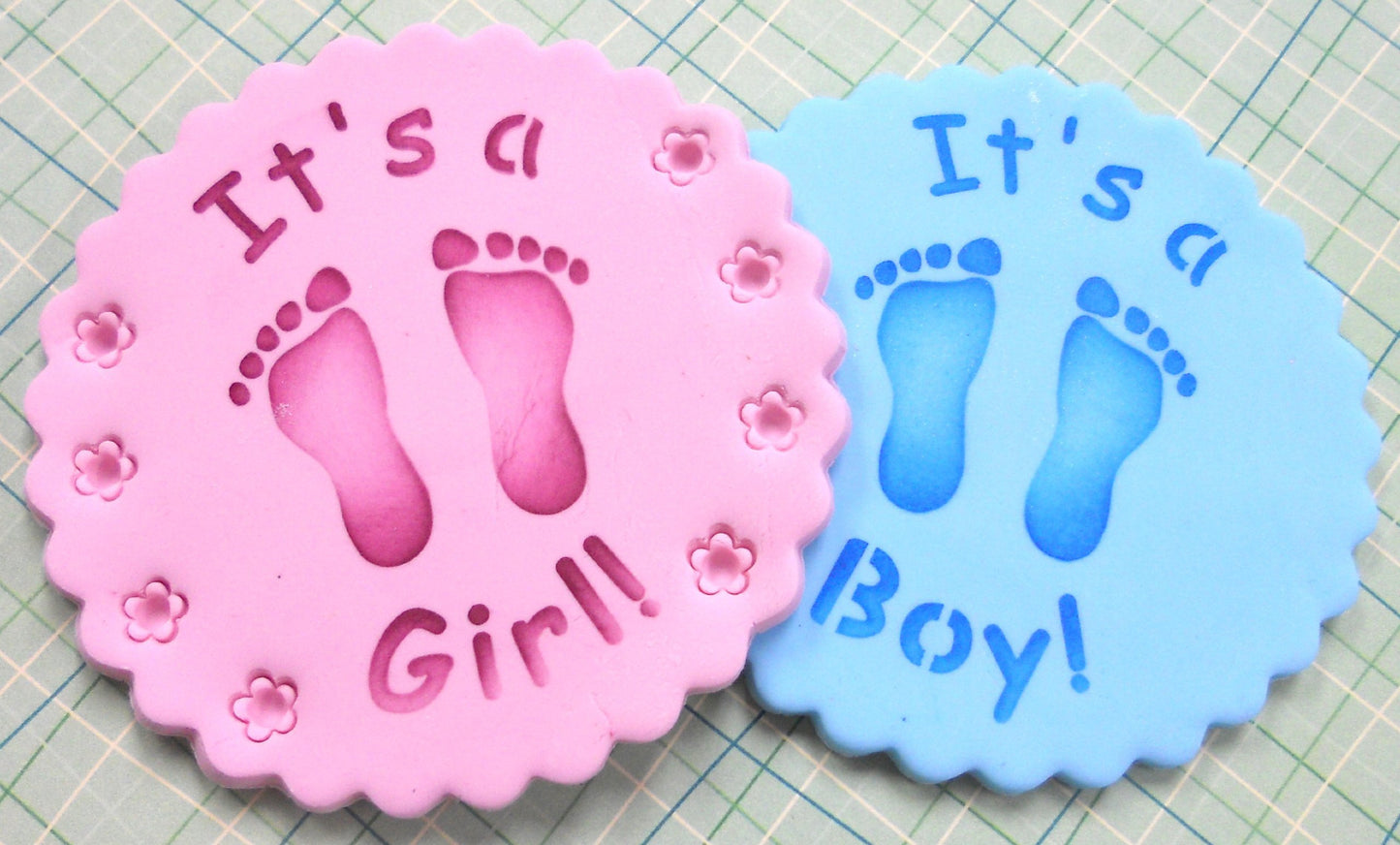 kowanii It's a Boy/girl Cookie Stencil Set, 2 Pack