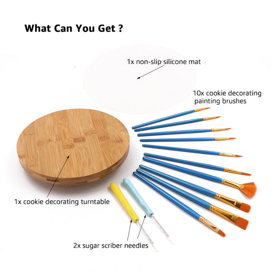 kowanii 7 inch Cookie Turntable Lazy Susan Kitchen