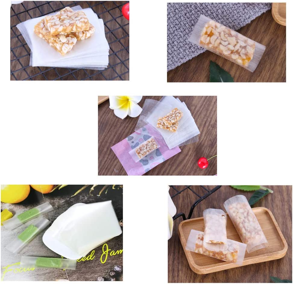 Edible Rice Paper Candy Nougat Paper Package 2.6*3.2 inch
