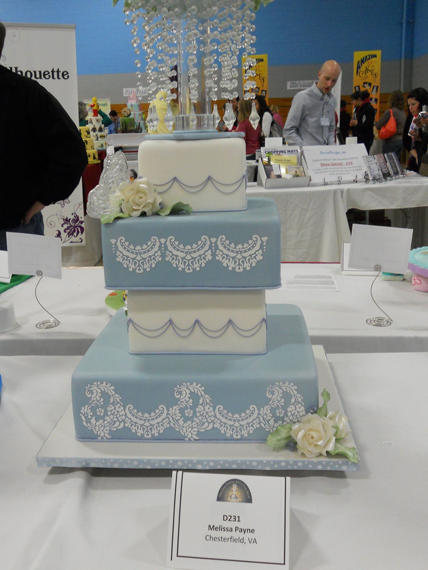 kowanii Alencon Lace Set Cake Stencils, 3 Pack