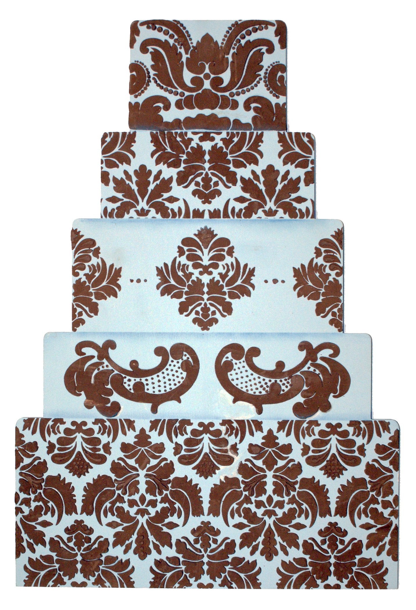 kowanii Дамасский торт, ярус 3, трафарет для торта, трафареты для печенья, 3 шт.