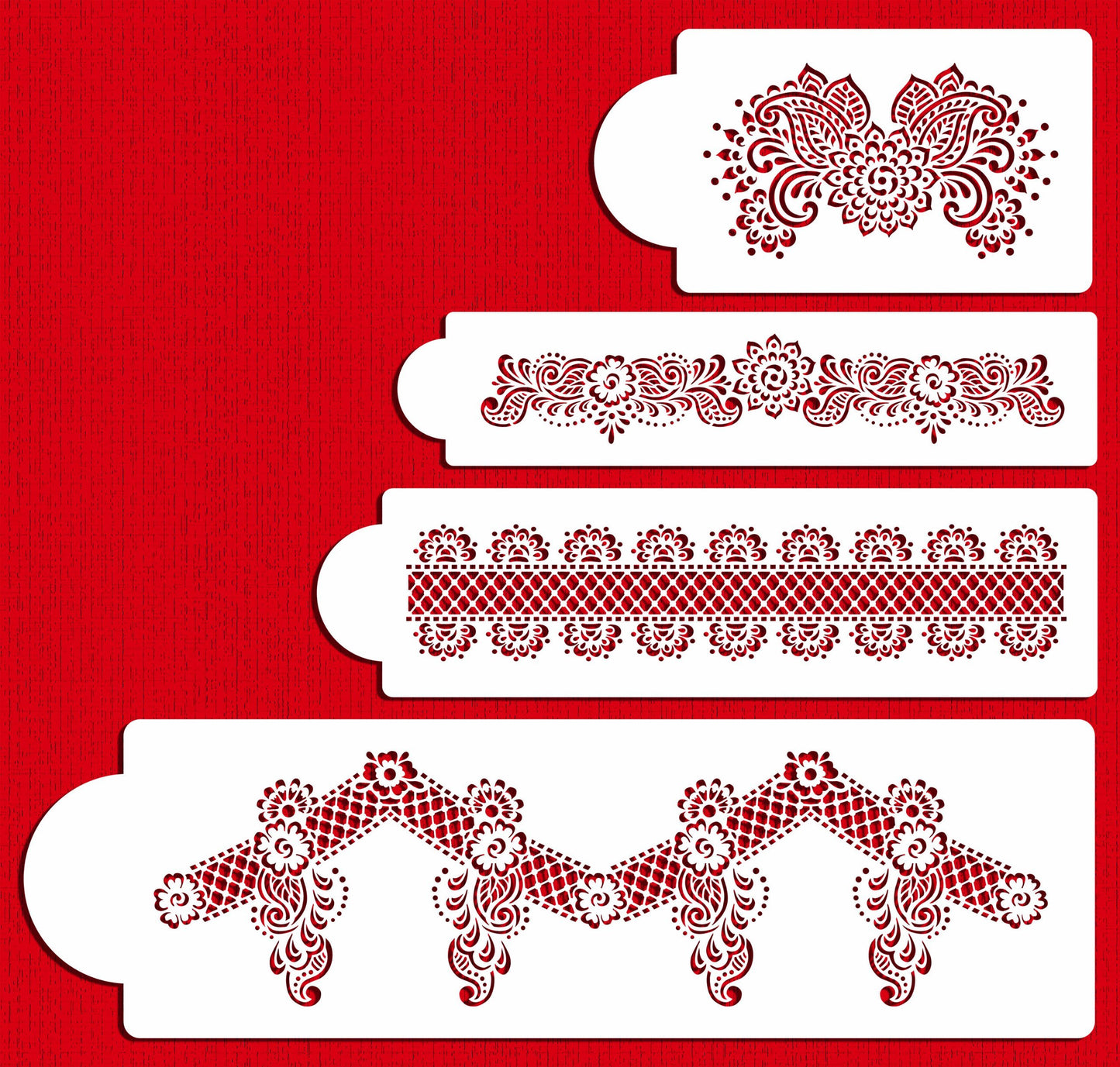 Набор трафаретов для торта kowanii «Челси» трафареты для печенья