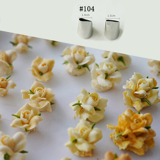 Korea Blütenblatt-Spritztülle für Kuchendekoration Nr. 104