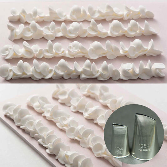 Korean Rose Cake Decorating Tips Petal Piping Tips  #104 #125K