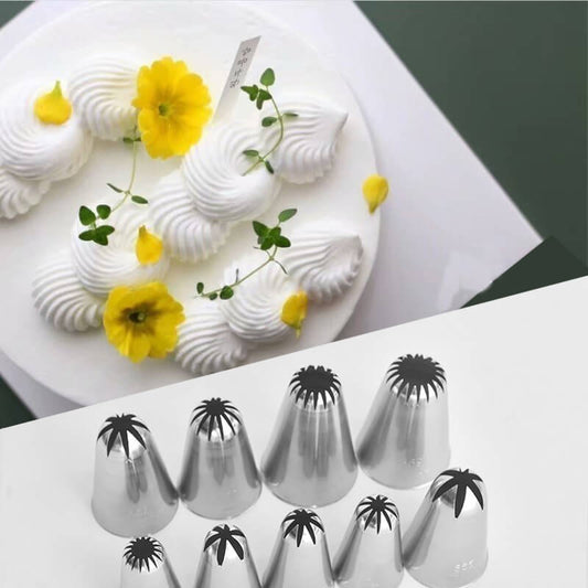 korea Jumbo Icing Piping Tips Cake Decorating Nozzle #855 #856 #857 #867K #869K