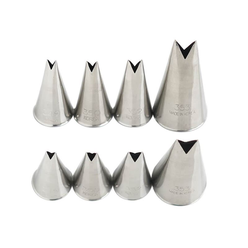 korea Leaves Piping Tips #349 #350 #352 #353 – kowanii
