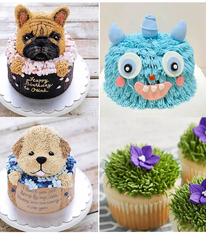 Buttercream Cake Cake Decoration Without Nozzle Cake Decorating