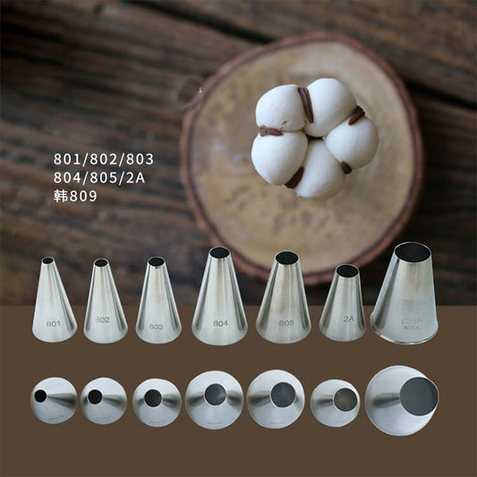 kowanii Большие круглые наконечники для труб Насадка для обледенения #801 #802 #803 #804 #805