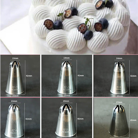 Korean Large Piping Tips Cake Decorating Nozzle
