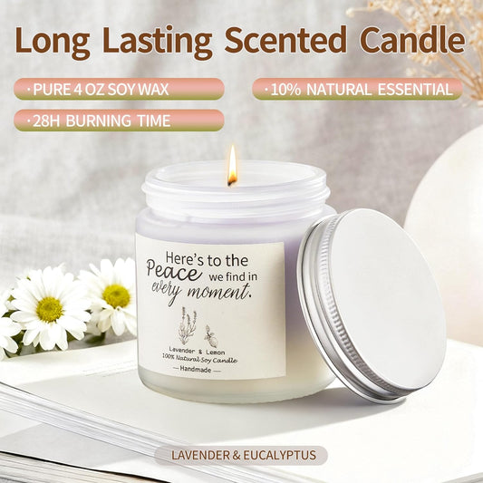 Scented Soy Candle Lemon Lavender