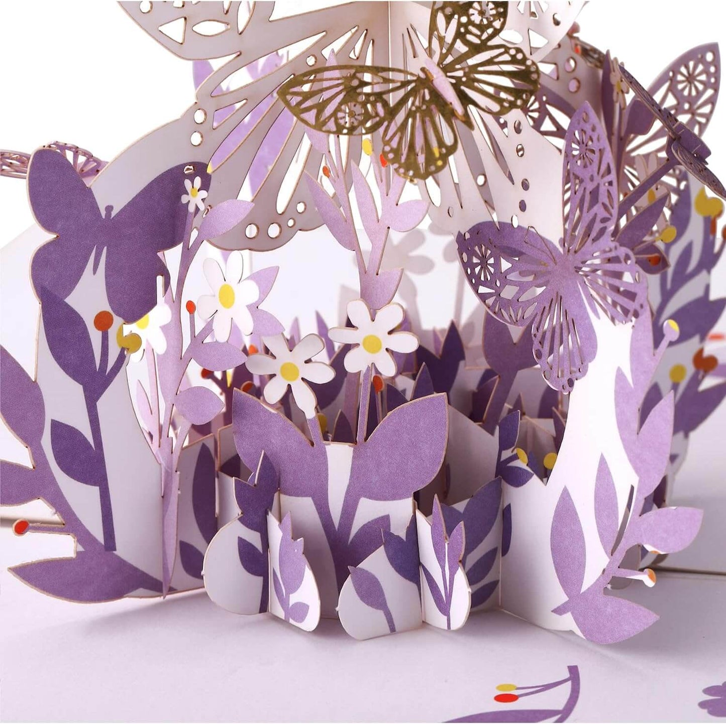 3D-Pop-Up-Geburtstagsgrußkarte mit Schmetterlingen