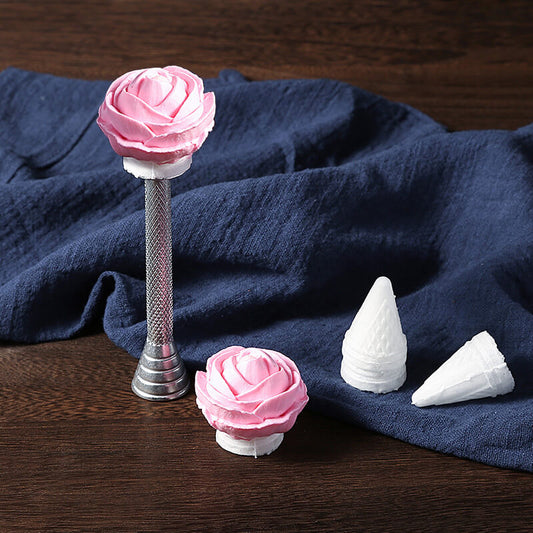 kowanii Flower Nail Sticks Rice Piping Cone Holder Baking Pastry Tools