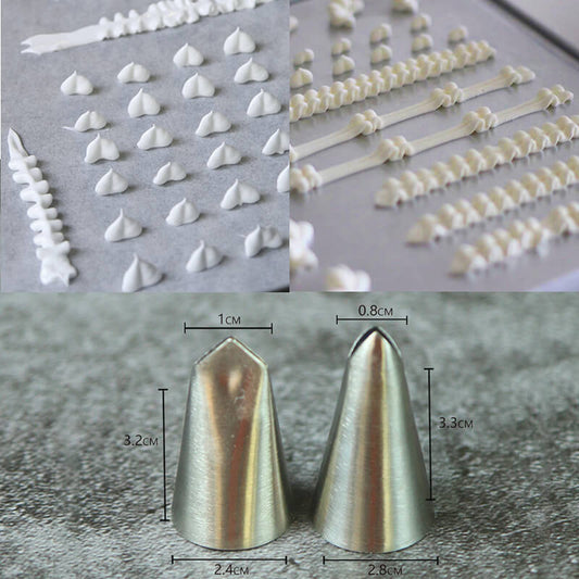 kowanii Листья Советы по украшению Насадка для обледенения, 2 шт.