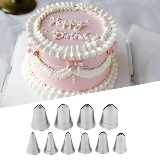 Korea Leaf Icing Piping Tips Cake Decorating Nozzle #65 #70 #113 #115