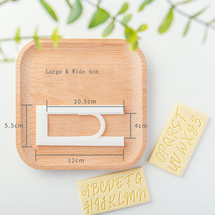 Uppercase Lowercase Font Letter Number Press Set Cookie Stamps