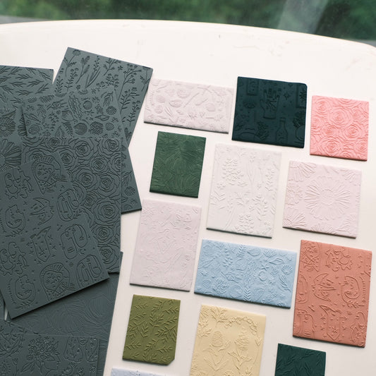 kowanii Embossed Texture Silicone Mold Fondant Pattern Mat