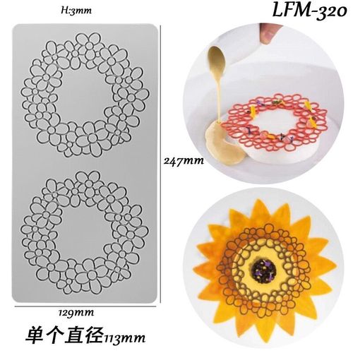 Honeycomb Silicone Mold Fondant Lace Mat