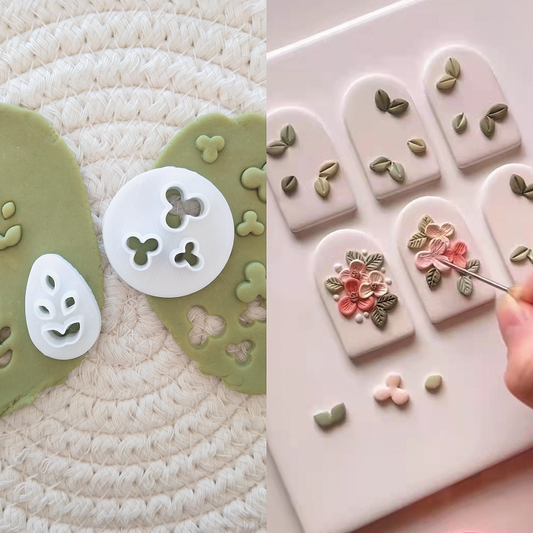 kowanii Flower and Leaves Cookie Cutter Fondant Biscuit Mold