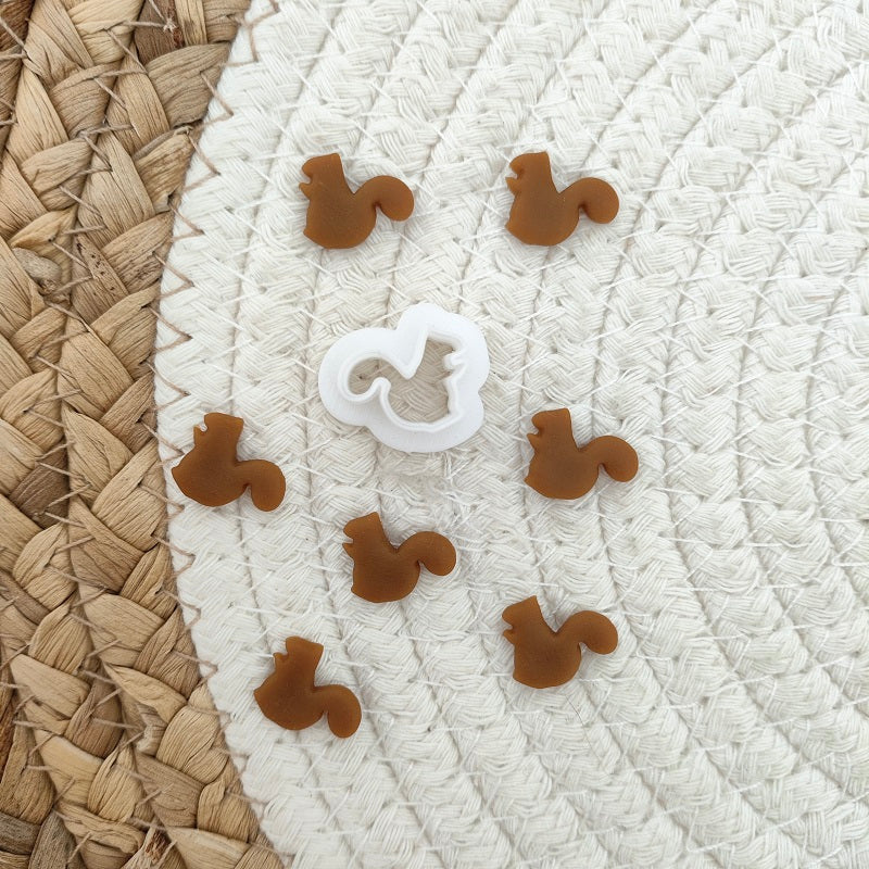 kowanii Squirrel Cookie Mold Fondant Biscuit Cutter Mini 15*12mm