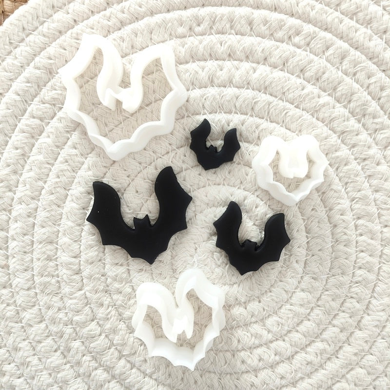 kowanii Halloween Bat Cookie Mold Fondant Biscuit Cutter Stamp