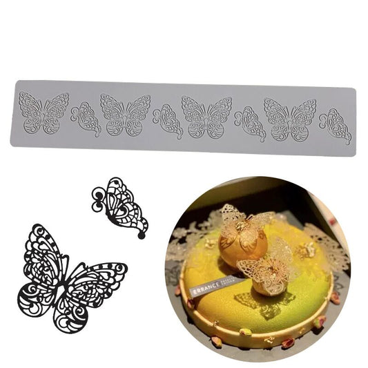 kowanii Butterfly Silicone Lace Mold Fondant Mat Baking Tools