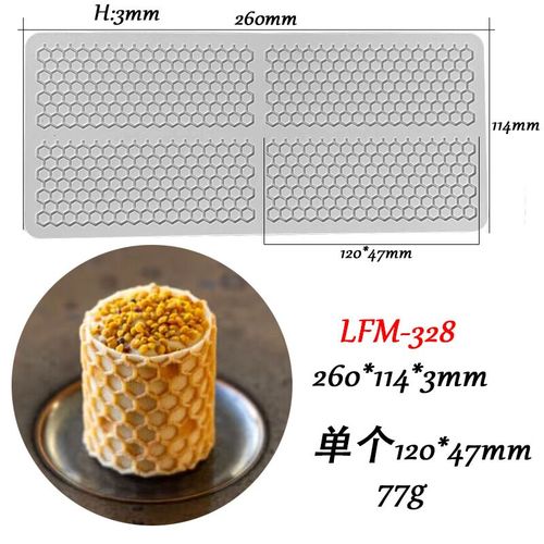 Honeycomb Silicone Mold Fondant Lace Mat