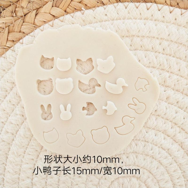 kowanii Duck Rabbit Cookie Cutter Fondant Biscuit Mold 6 Pieces
