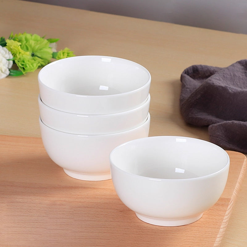 5-inch White Bone China Bowl