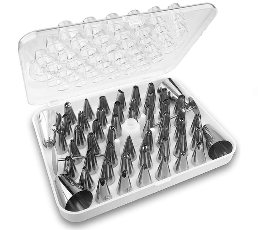 kowanii Набор насадок для украшения торта Набор насадок для глазури с коробкой для хранения