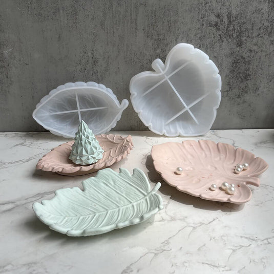 Resin Silicone Tray Mold Leaves