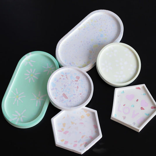 Geometric Shapes Resin Silicone Tray Mold